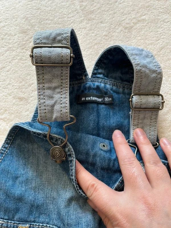salopette en jean in extenso – 92 cm – photo 2